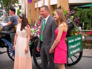 Franca, Bürgermeister Wagner und Anna-Lena